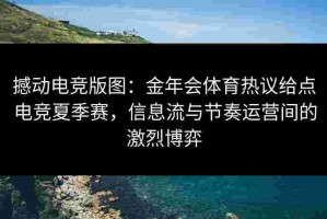 撼动电竞版图：金年会体育热议给点电竞夏季赛，信息流与节奏运营间的激烈博弈
