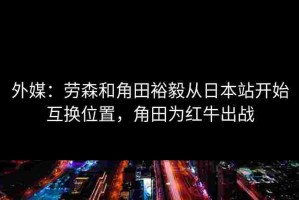 外媒：劳森和角田裕毅从日本站开始互换位置，角田为红牛出战