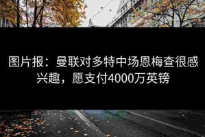 图片报：曼联对多特中场恩梅查很感兴趣，愿支付4000万英镑