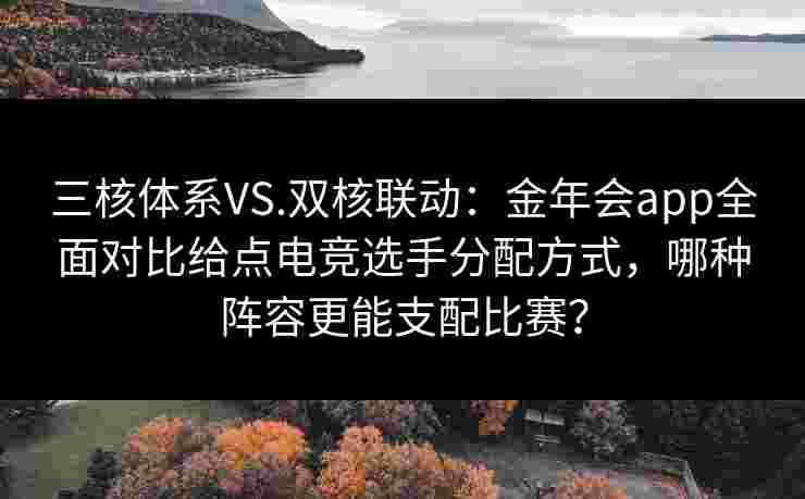 三核体系VS.双核联动：金年会app全面对比给点电竞选手分配方式，哪种阵容更能支配比赛？